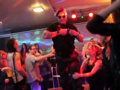 Cfnm party teen rammed